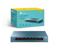 LS108G switch di rete Non gestito Gigabit Ethernet (10/100/1000) Blu, Interruttore blu, Non gestito, Gigabit Ethernet (10/100/1000)