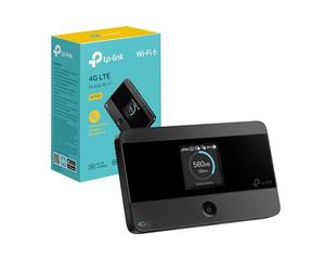 TP-Link M7352 Saponetta WiFi con Sim 4G Cat4 WiFi 6 AX300 Batteria Display | Per Viaggi e Connessione Mobile, Schermo Integrato, Inserisci la SIM e Navighi, Batteria Ricaricabile, Facile da Usare