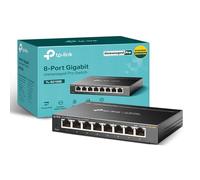 TP-Link Managed Network Switch 8-Port Gigabit, Support QoS VLAN IGMP Snooping, Network Monitoring through Web Interface, 3.68 W(TL-SG108E), Black