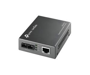 TP-Link MC200CM Media Converter Convertitore multimediale progettato per convertire il cavo in fibra 1000BASE-SX in cavo in rame 1000Base-T o