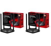 TP-Link Mercusys MR30G Router Ethernet Wi-Fi Dual Band AC1200 Wireless, Porta Gigabit, MU-MIMO, Supporto IPTV, IPv6, 802.11ac, Rete Ospiti, Installazione Semplice, 4 Antenne Esterne a 5dBi, WPS