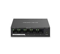 TP-Link Mercusys MS105GP PoE+ Switch 5 Porte Gigabit con 4 PoE+, 30W per Porta PoE, 65W su Tutte le Porte, 802.3af/at, Cassa in Metallo, Durevole e silenzioso, Sdoppiatore Ethernet, Plug&Play