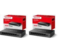 TP-Link Mercusys MS108GS Switch Ethernet 8 Porte Gigabit, Sdoppiatore Ethernet,
