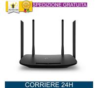 TP-LINK Modem Router VR300 AC1200 Dual Band Fibra/VDSL/ADSL2+ 4 Antenne 5dBi