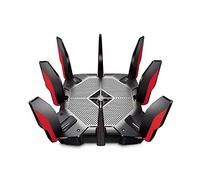 TP-Link Next-Gen WIFI 6 Gigabit Tri-Band Wireless Cable Gaming Router, 4804Mbps/5Ghz* 2+1148Mbps/2,4GHz, 8 porte Gigabit LAN, ideale per Gaming Xbox/PS4/Steam e 4K/8K Streaming (Archer AX11000)