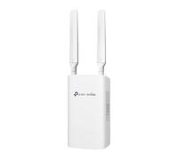TP-Link Omada 4G+ Cat6 AX3000 Wi-Fi 6 Gateway esterno/interno, PoE++ o adattatore di alimentazione, porte Gigabit, 4G, supporto VPN multiprotocollo, gestione centralizzata, impermeabilità IP55