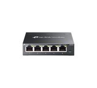 TP-link Omada ES205G - Switch splitter Gigabit RJ45 a 5 porte, facile da gestire, plug and play, senza ventola, custodia in metallo, montaggio a parete o da scrivania