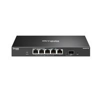 TP-Link Omada - Interruttore PoE a 5 porte, 2,5 G, facile da gestire, bilancio 120 W, PoE++ Conforme, porta SFP+ 10G, recupero automatico PoE, VLAN, prevenzione di loop automatico, senza fan, gestito