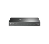 TP-LINK TL-SG2210P switch di rete Gestito L2/L4 Gigabit Ethernet (10/100/1000) Nero Supporto Power over Ethernet (PoE)