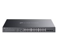 TP-Link Omada SG3428XMPP Switch di rete gestito L2+ Gigabit Ethernet (10/100/1000) Connessione Ethernet, supporto Power over Ethernet (PoE) 1U Nero - Nouvo