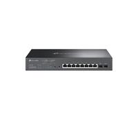 SWITCH DI RETE TP-LINK PoE Smart Omada TL-SG2210MP a 8 porte con 2 slot SFP, 10 porte, Gigabit
