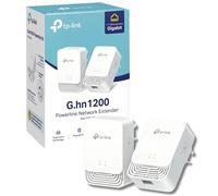 TP-Link PG1200 Kit Advanced Protocol G.hn 1200 Mbps Powerline Kit Adattatore Kit, 1+1 Porta Gigabit Ethernet, Risparmio energetico, Powerline WiFi Extender, non funziona con HomePlug AV/AV2, 8K