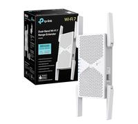 TP-Link RE405BE Ripetitore WiFi 7 Dual-Band BE6500Mbps, Porta Ethernet 2.5G, EasyMesh, MLO, Roaming Intelligente, Configurazione WPS/App, Compatibile con Tutti i Box Internet, 160 MHz, 4K-QAM