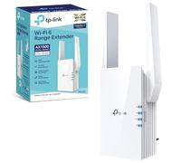 TP-Link RE505X AX1500 Dual Band Wi-Fi 6 Range Extender, Broadband/Wi-Fi Extender, Booster/Hotspot con 1 Gigabit Port & 2 Antenna esterna, Built-In Access Point Mode, UK Plug,White