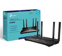 TP-Link Router wireless dual band Gigabit Wi-Fi 6 AX1800 Mbps di nuova generazione, supportato da OneMesh, CPU dual-core, ideale per giochi Xbox/PS4/Steam e 4K, sicurezza WPA3 (Archer AX1800), la