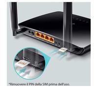 TP-Link TL-MR6400 router wireless Fast Ethernet Banda singola (2.4 GHz) 4G Nero