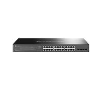 TP-Link TL-SG2428P | Switch PoE gestito intelligente Gigabit Jetstream a 24 porte | 24 porte PoE+ @250W, 4 slot SFP | Omada SDN integrato | Ripristino PoE | IPv6 | Instradamento statico | Protezione