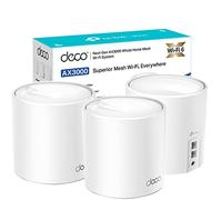 TP-Link Sistema Wi-Fi 6 Mesh Deco X60 AX5400 per tutta la casa, copertura fino a 7.100 piedi quadrati, CPU quad-core da 1 GHz, compatibile con Amazon Alexa, HomeShield Security, confezione da 3