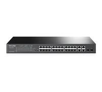 TP-Link T1500-28PCT Gestito L2 Fast Ethernet 10/100 Supporto Power over Ethernet PoE 1U Nero