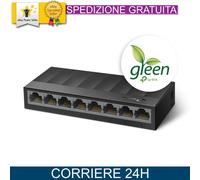 TP-LINK Switch 8 Porte Gigabit 10/100/1000Mbps Ethernet Green Tech