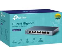TP-Link TL-SG108 Non gestito Gigabit Ethernet (10/100/1000) Nero