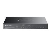 Tp Link Switch di rete 10 porte OMADA Easy Managed PoE+ Black ES210GMP Gigabit