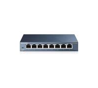 Tp Link Switch di rete 8 porte Easy Smart Gray TL SG108E Gigabit (1000Base-TX)