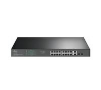 TP-Link switch di rete Gigabit Ethernet 18 porte PoE 1U Nero