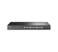 TP-Link TL-SG3428 | Switch Gigabit a 24 porte, 4 slot SFP | Omada SDN Integrated | L2+ Smart Managed | IPv6 | Instradamento statico | L2/L3/L4 QoS, IGMP e LAG | Protezione limitata a vita