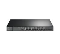 TP-Link switch Gigabit Ethernet 24 porte PoE 1U Nero L2/L3