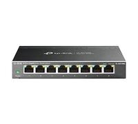TP-Link TL-SG108E Switch, 8 Porte RJ45 Gigabit 10/100/1000 Mbps, Monitora la Rete, Priorizza il Traffico e Configura VLAN, Struttura in Acciaio