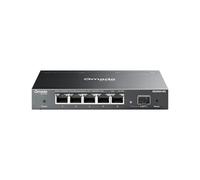 TP-Link Switch Omada 5 porte 2.5G, facile gestione, VLAN, prevenzione automatica del loop, snooping IGMP, senza ventola, gestito da Omada, metallo durevole con porte schermate (ES206X-M2)
