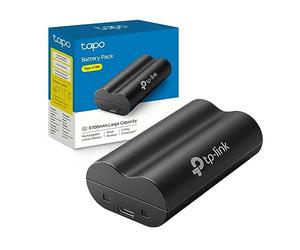 TP-Link Tapo A100 Pacco Batteria Pile Ricaricabili 6700 mAh, Funziona con Videocamere e Videocitofoni Tapo, Celle Agli Ioni di Litio Premium, Tempo di Ricarica USB di 5 Ore, Protezione a 6 Vie