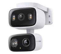 TP Link Tapo C246D - Telecamera di sicurezza a doppia lente per interni ed esterni, 2 K, 3 MP
