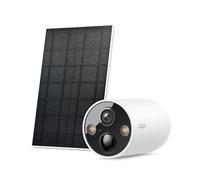 Tapo C425 KIT Telecamera Wi-Fi Esterno a Batteria 2K 4MP con Pannello Solare Visione Notturna a Colori