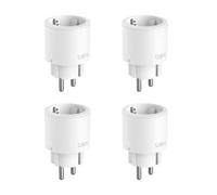 Tapo Nano Presa WiFi Collegata, Monitoraggio dei consumi, 16A Tipo F, compatibile con Alexa e Google Home, Controllo radiatore, Riscaldamento, Risparmio energetico, Controllo vocale, Tapo P115(4-pack)