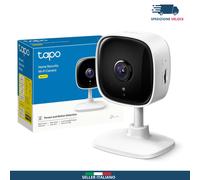 Tp-Link Telecamera Wi-Fi Interno C110, Videocamera Sorveglianza 2K(3MP), Vision