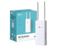 TP-Link TL-MR110-Outdoor Router 4G con Sim Esterno Cat4 300Mbps IP65 PoE | Per Giardino e Cantieri, Montaggio Palo/Parete/Finestra, Porta WAN/LAN PoE In, Alimentazione PoE/DC, Plug&Play