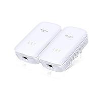 TP-Link TL-PA8010 KIT AV1200 Powerline Starter con porta Gigabit, 1200 Mbps, 2 x 2 MIMO, Plug and Play Bianco 123 x 68 x 30 mm, Bianco