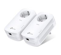 TP-Link TL-PA8010P KIT 1300 Mbit/s Collegamento ethernet LAN Bianco 2 pz (TP-Link AV1200 Gigabit Passthrough)