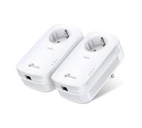 TP-LINK TL-PA8010P KIT Powerline AV1200 Con Presa Passante, Fino A 1200Mbps, 1 p
