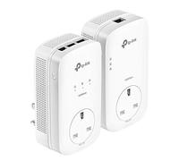 TP-Link TL-PA8033PKIT AV1300 3-Port Gigabit Passthrough 2x2 MIMO Powerline Adapter Starter Kit, No Configuration Required, UK Plug