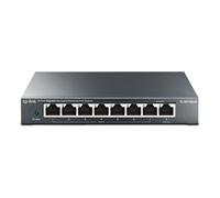 TP-Link TL-RP108GE Switch gestito Gigabit PoE a 8 porte, alloggiamento in metallo L2