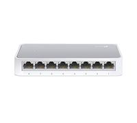 TP-Link TL-SF1008D 8-Port 10/100 Mbps Desktop Ethernet Switch/Hub, Ethernet Splitter, Plug & Play, no configuration required