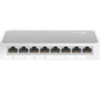 TP-Link TL-SF1008D Switch Fast Ethernet/rete/Lan a 8 porte (10/100 Mbps, regolazione automatica della velocità e duplex, Plug and Play, Auto MDI/MDIX, senza ventola) Bianco