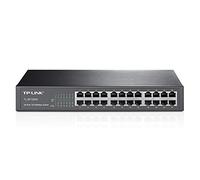 TP-Link TL-SF1024D, Switch 24 porte Fast Ethernet Desktop e montaggio su rack, 294 x 180 x 44 mm, Nero