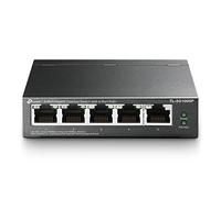TP-LINK TL-SG1005P Non gestito Gigabit Ethernet (10/100/1000) Nero Supporto Power over Ethernet (PoE)