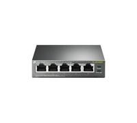 TP-LINK TL-SG1005P Non gestito Gigabit Ethernet (10/100/1000) Nero Supporto Power over Ethernet (PoE)