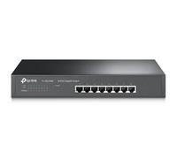 TP-LINK 8-Port Gigabit Switch 8 10 100 1000m Rj45 Rm 1u Tl-Sg1008