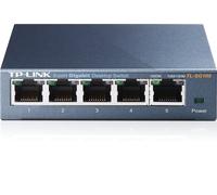 TP-Link TL-SG105 Non gestito Gigabit Ethernet (10/100/1000) Nero